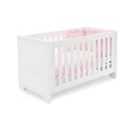 Babystyle Aspen 4 Piece Room Set with 2 Door Wardrobe in White