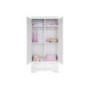 Babystyle Aspen 4 Piece Room Set with 2 Door Wardrobe in White