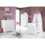 Babystyle Aspen 4 Piece Room Set with 2 Door Wardrobe in White
