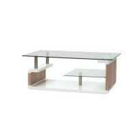 Wilkinson Furniture Isis Oak Coffee Table with Glass Top