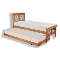 Clearance - Ecofurn Meadow Guest Bed - natural wood