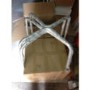 GRADE A1  - Casey Stackable Contract Dining Chairs in Brown Leather - As New