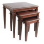 Clearance - Winchester Nest of Tables in Mahogany - Minor Cosmetic Damage