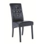 Clearance - LPD Monroe Diamante Dining Chairs in Black Pair - As New