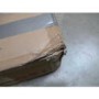 Clearance - Curve Coffee Table in Walnut and Black Glass - As New