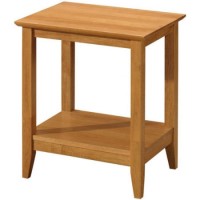 Seconique Hampton Lamp Table in Natural Oak