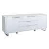 LPD Accent White High Gloss Sideboard