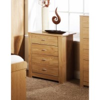 Mountrose Oakdale 4 Drawer Chest in Oak