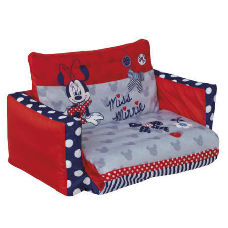 Worlds Apart Minnie Mouse Tween Flip Out Sofa   