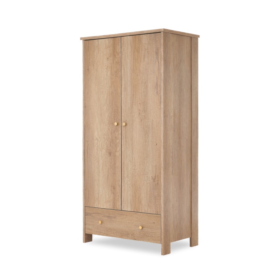 Nika Oak Double Wardrobe - Obaby