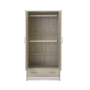 Nika Grey Double Wardrobe - Obaby