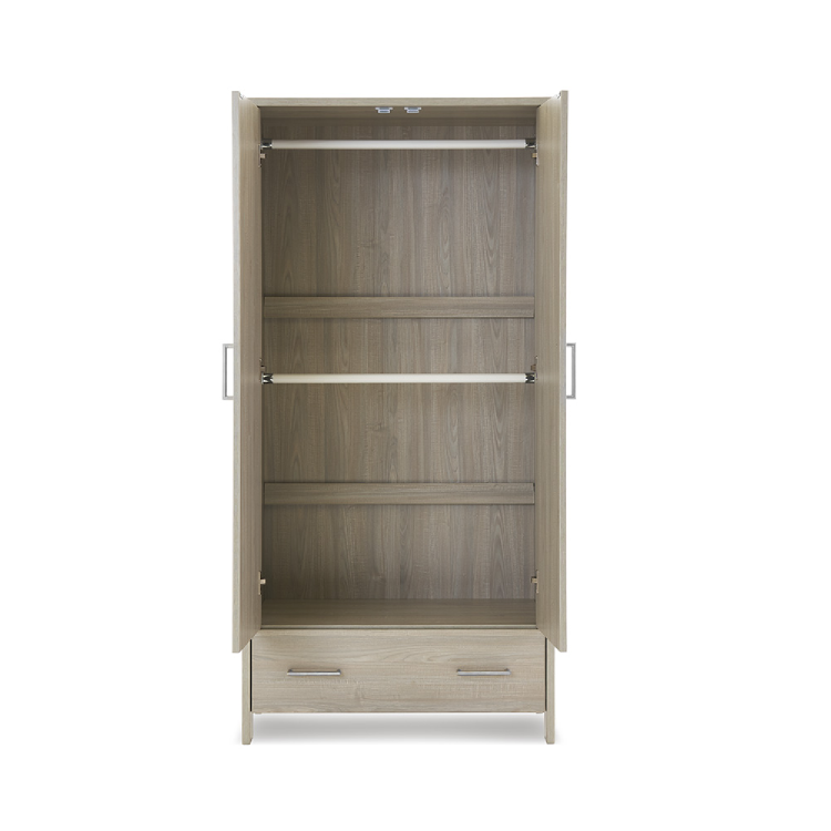 Nika Grey Double Wardrobe - Obaby