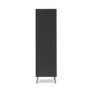 Maya Grey and Wood Double Wardrobe - Obaby