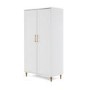 Orla White Double Wardrobe - Obaby