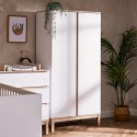 28OB3302 Nursery Wardrobe with Shelf in White - Astrid - Obaby