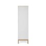 Nursery Wardrobe with Shelf in White - Astrid - Obaby