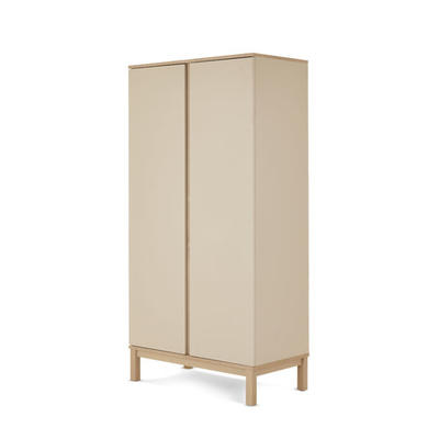 Nursery Wardrobe with Shelf in Satin - Astrid - Obaby