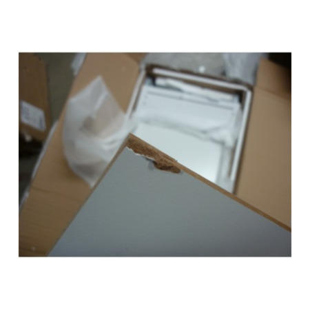 Clearance - Charisma High Gloss 2 Door Sideboard in White