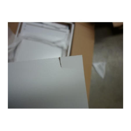 Clearance - Charisma High Gloss 2 Door Sideboard in White