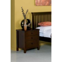 Bentley Designs Atlantis Deep Oak Bedside Table