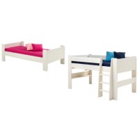 Steens  For Kids Extension Kit - Single Bed To Mid Sleeper In White
