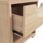 1 Drawer Bedside Table with Oak Finish