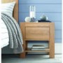 Bentley Designs Lyon Washed Oak 1 Drawer Nightstand