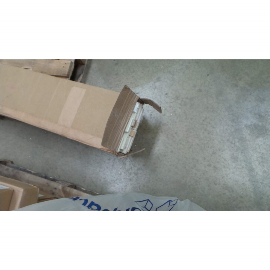 GRADE A2 - Oxford Stone White Single Bunk Bed - Ladder fixes to either side!