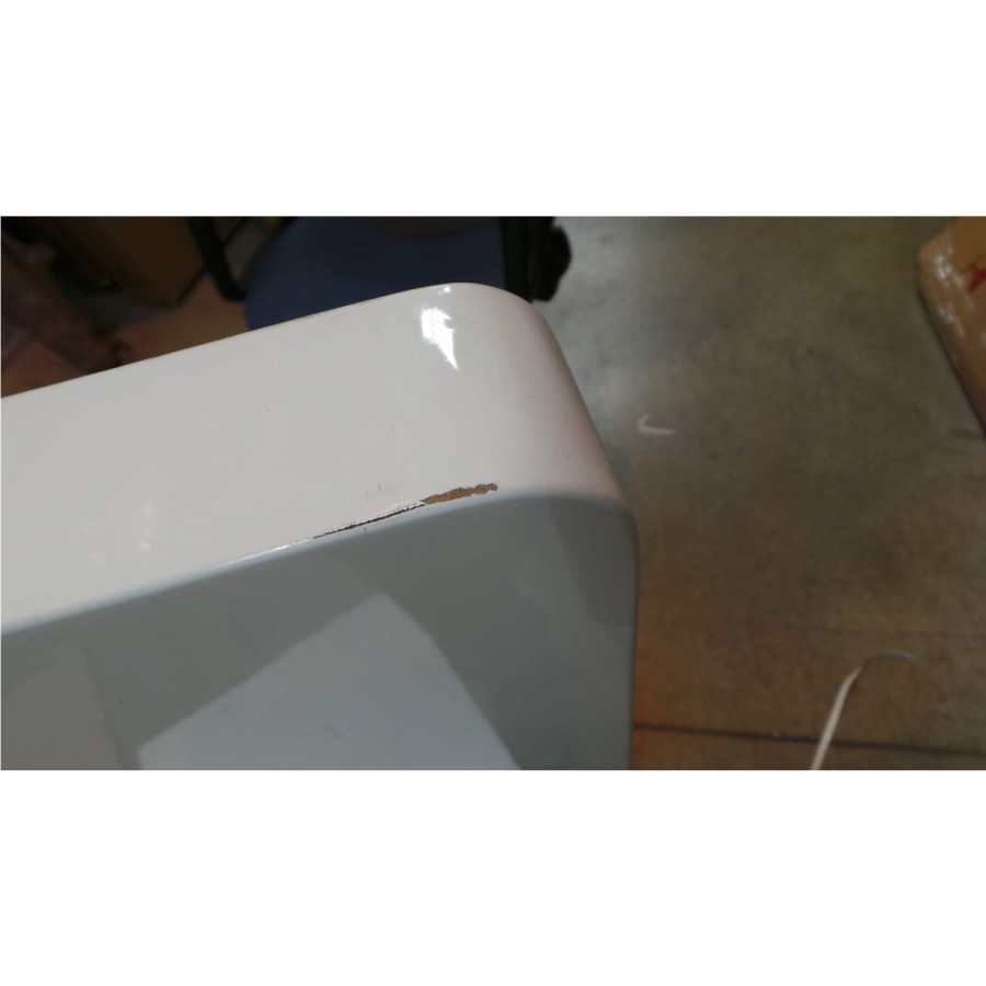 GRADE A2 - Tiffany White High Gloss Rectangular Coffee Table with LED Lighting 