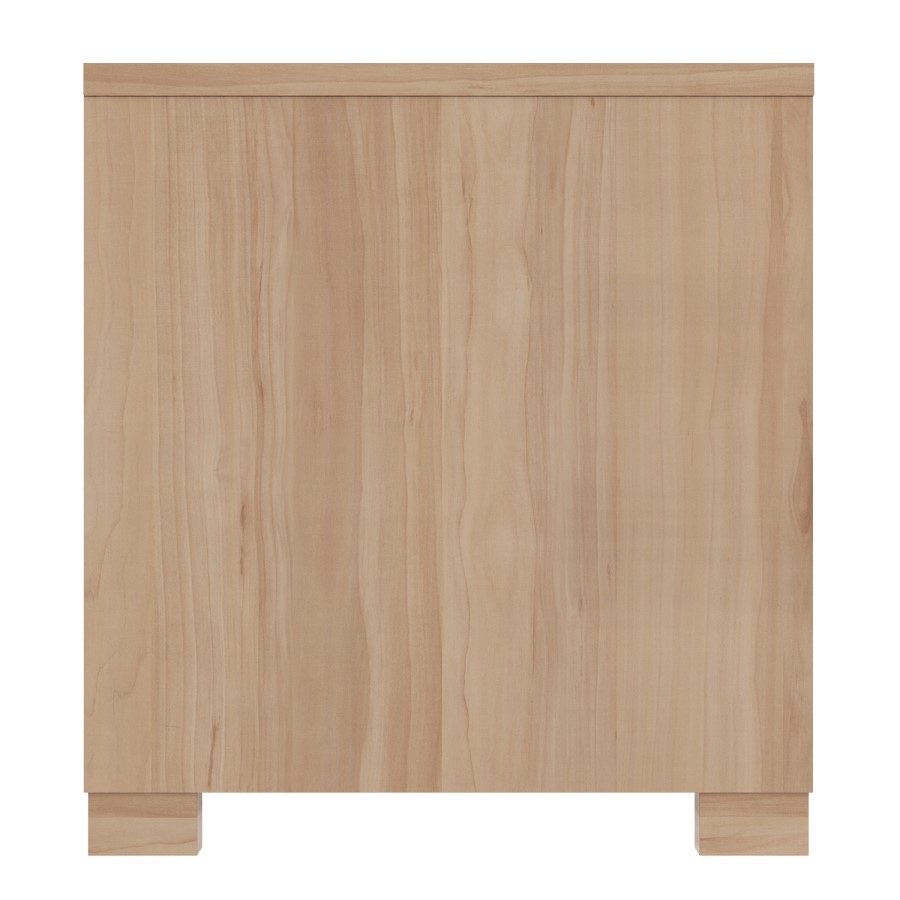 Oak Finish Wardrobe + Single Bed Frame + Bedside Table