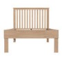 Oak Finish Wardrobe + Single Bed Frame + Bedside Table