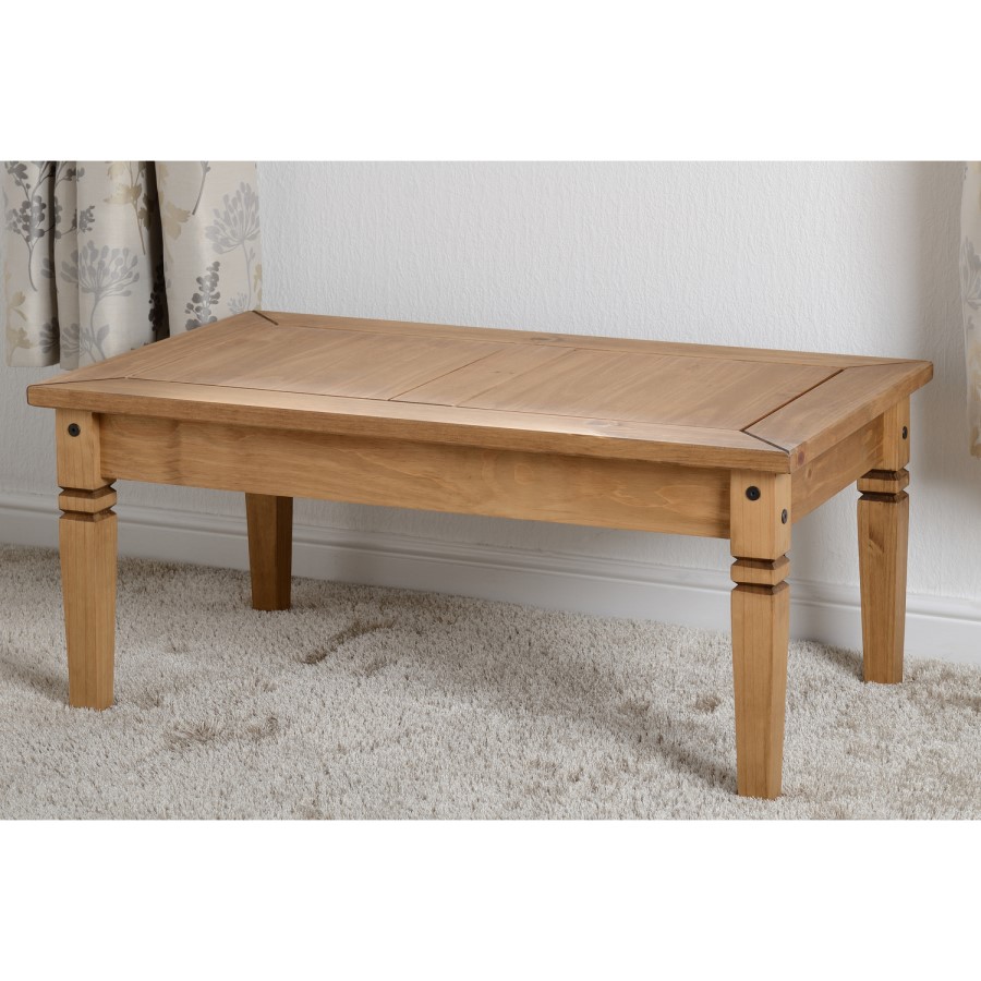Seconique Salvador Solid Pine Coffee Table
