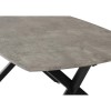 Athens Oval Coffee Table - Concrete Effect 