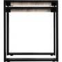 Warwick Nest of 2 Tables - Oak Effect and Metal