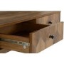 Ottawa Oak Effect & Black 3 Drawer Console Table - Seconique