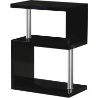 Seconique Charisma lamp table in Black Gloss