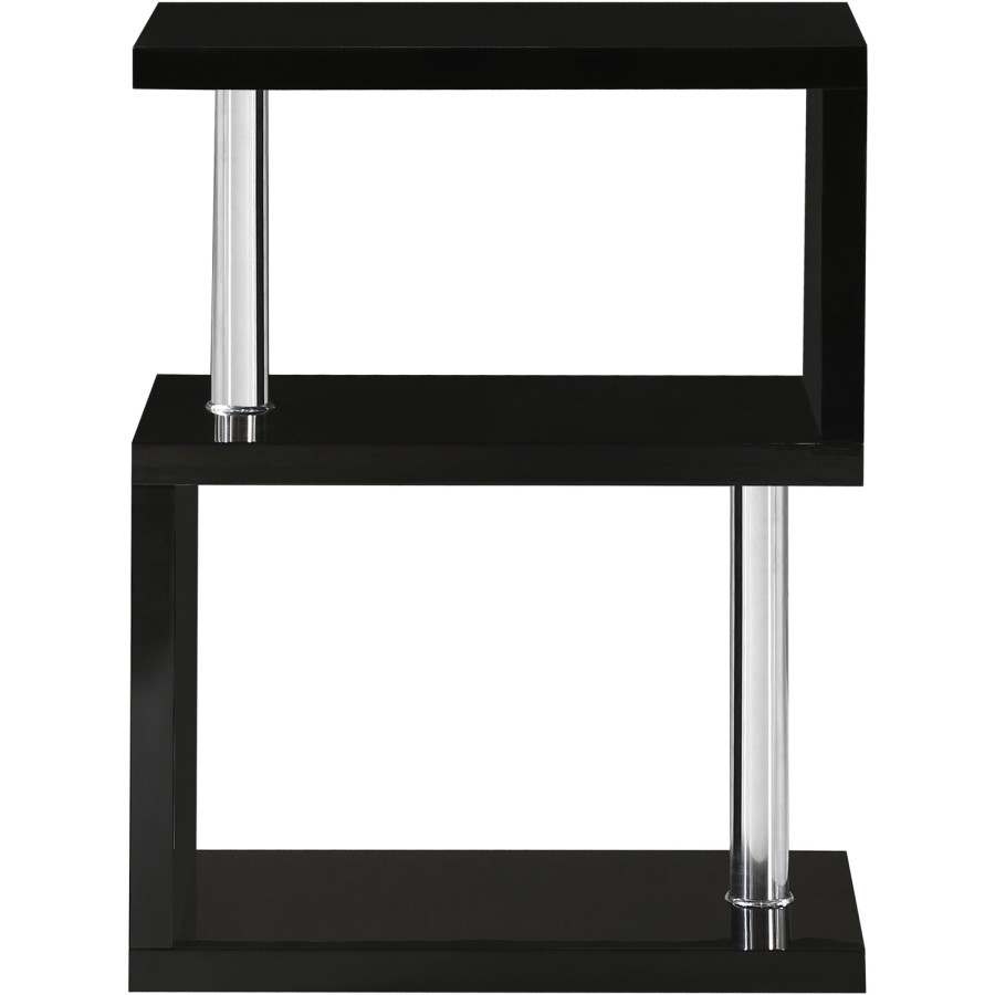 Seconique Charisma lamp table in Black Gloss