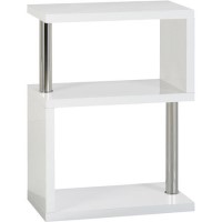 Seconique Charisma lamp table in White Gloss
