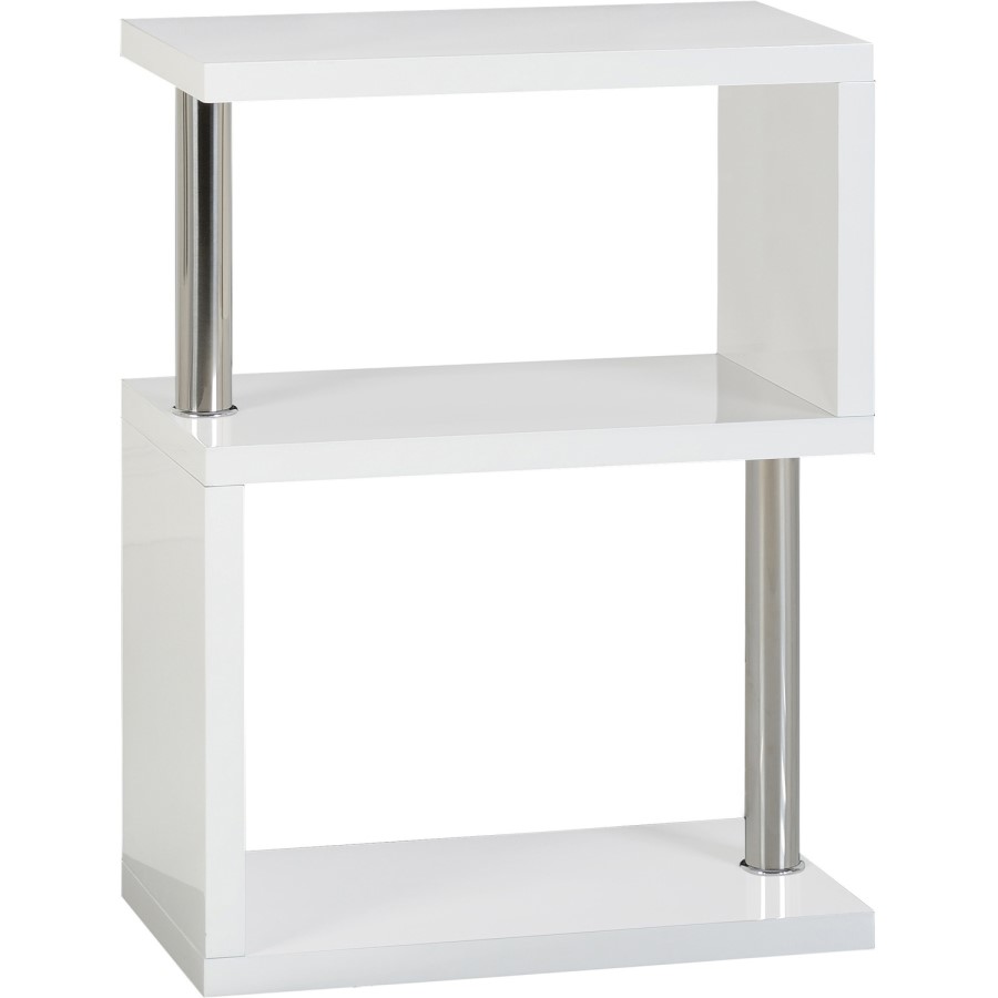Seconique Charisma lamp table in White Gloss
