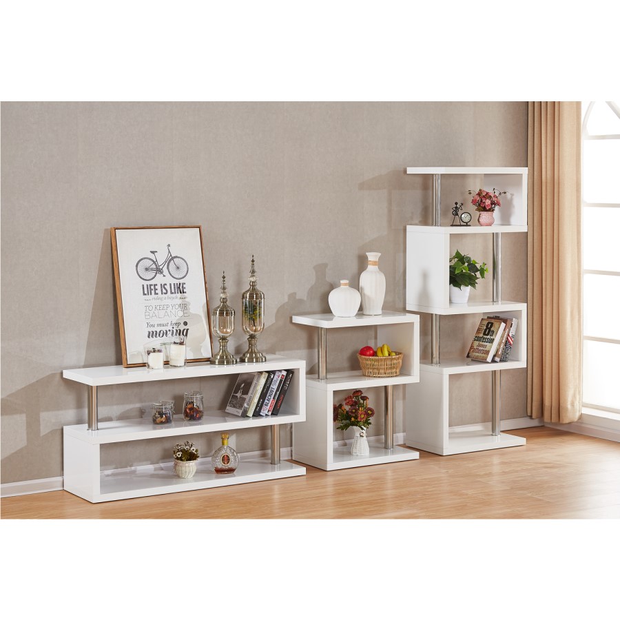 Seconique Charisma lamp table in White Gloss