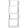 GRADE A1 - Seconique Charisma 5 Shelf Bookcase unit in White Gloss
