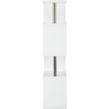 GRADE A1 - Seconique Charisma 5 Shelf Bookcase unit in White Gloss