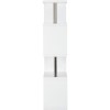 GRADE A2 - Seconique Charisma 5 Shelf Bookcase unit in White Gloss