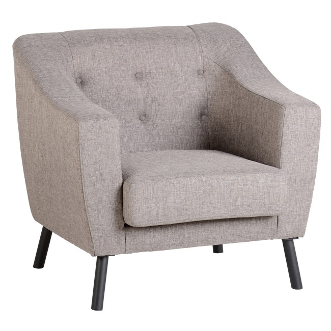 Seconique Ashley Upholstered Beige Chair