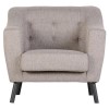 Seconique Ashley Upholstered Beige Chair