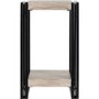 Warwick Low Plant Stand - Oak Effect and Metal
