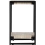 Warwick Low Plant Stand - Oak Effect and Metal