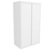 Lexi White High Gloss Bedside Table + Wardrobe + 4 Drawer Chest