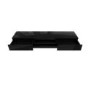 Wide Black Gloss TV Stand with Storage & LEDs - TV's up to 70" - Evoque