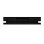 GRADE A1 - Large Black High Gloss LED TV Unit - TV's up to 70" - Evoque